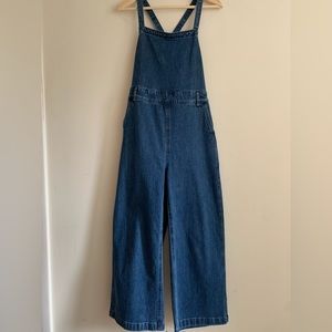 Madewell tie back ovetalls